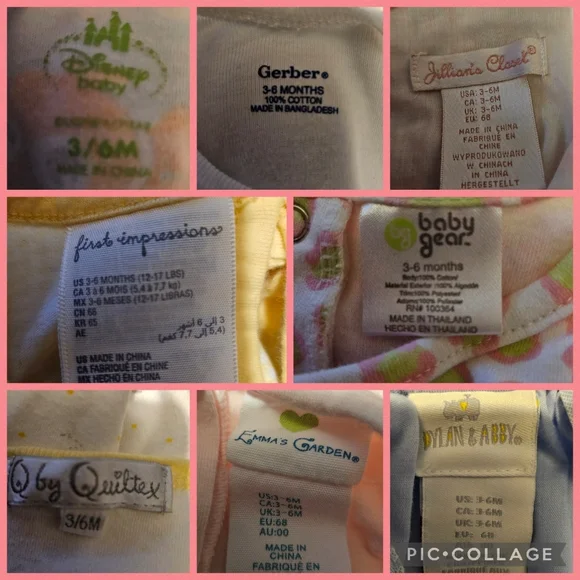 Pretty In Pink 💖 3-6M Clothing Bundle 💖 23 Pieces - Picture 11 of 11